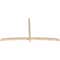 Ekena Millwork Bellingham Smooth Timber Gable Bracket, Douglas Fir, 108"W x 58"H x 3 1/2"D x 3 1/2"F, 13/12 Pitch GBW108X58X0404BEL00SDF - alternate 3